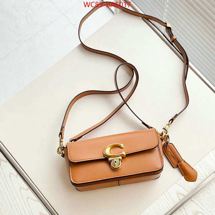 Coach Bags(4A)-Crossbody- best fake ID: BA6017 $: 89USD,