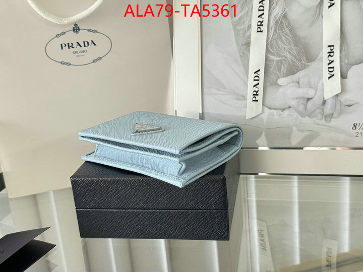 Prada Bags(TOP)-Wallet is it illegal to buy dupe ID: TA5361 $: 79USD,