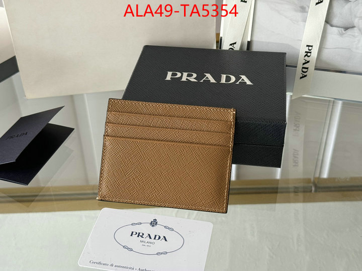 Prada Bags(TOP)-Wallet where to buy the best replica ID: TA5354 $: 49USD,