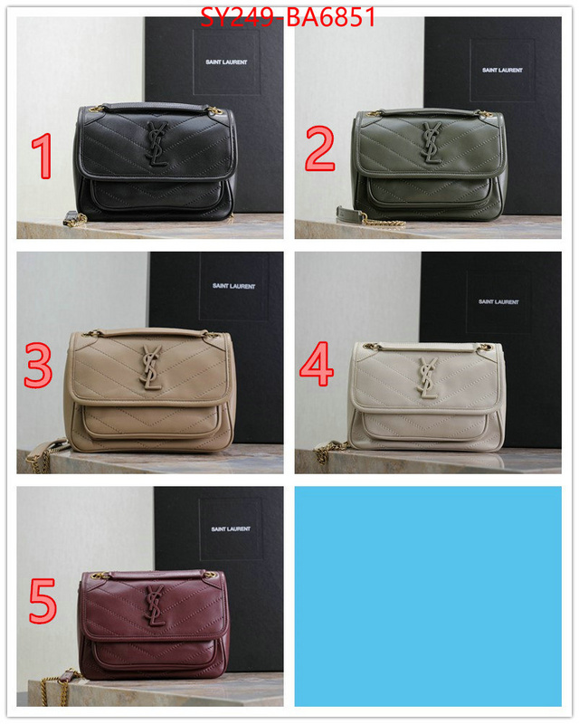 YSL Bags(TOP)-Niki Series best fake ID: BA6851 $: 249USD,