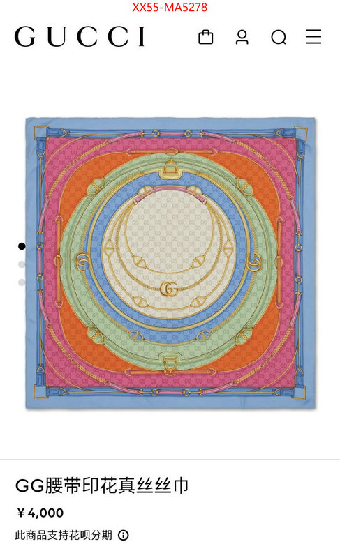 Scarf-Gucci replica for cheap ID: MA5278 $: 55USD