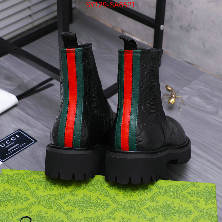 Men Shoes-Gucci 1:1 replica wholesale ID: SA6521 $: 129USD