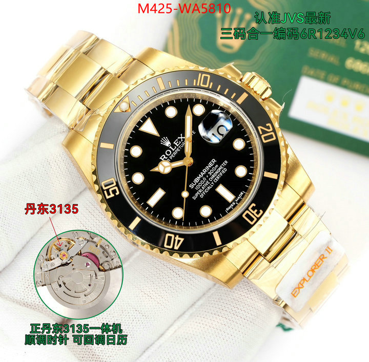 Watch(TOP)-Rolex designer 7 star replica ID: WA5810 $: 425USD