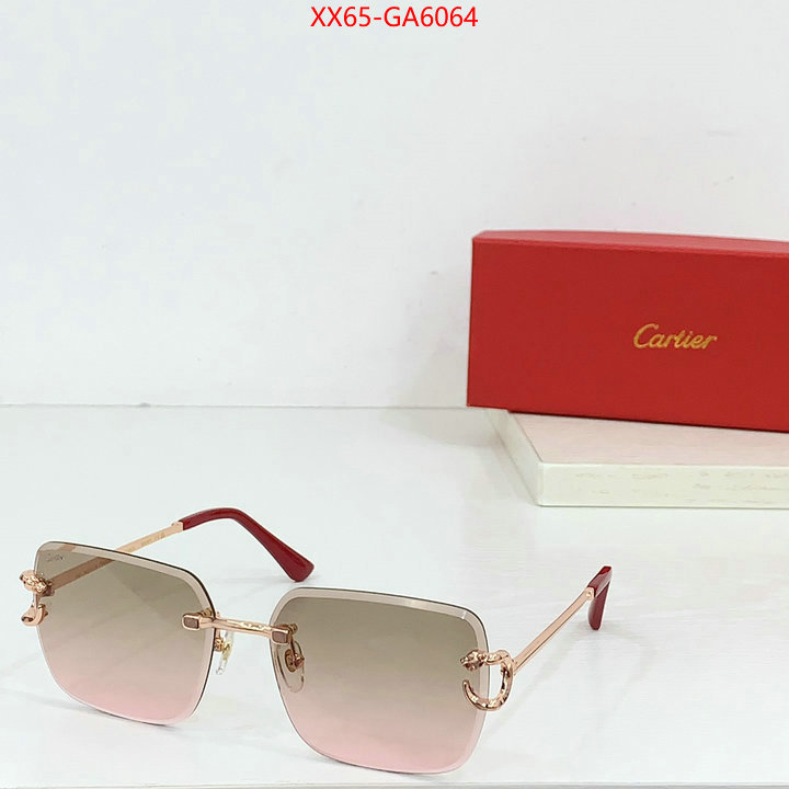 Glasses-Cartier how to buy replcia ID: GA6064 $: 65USD