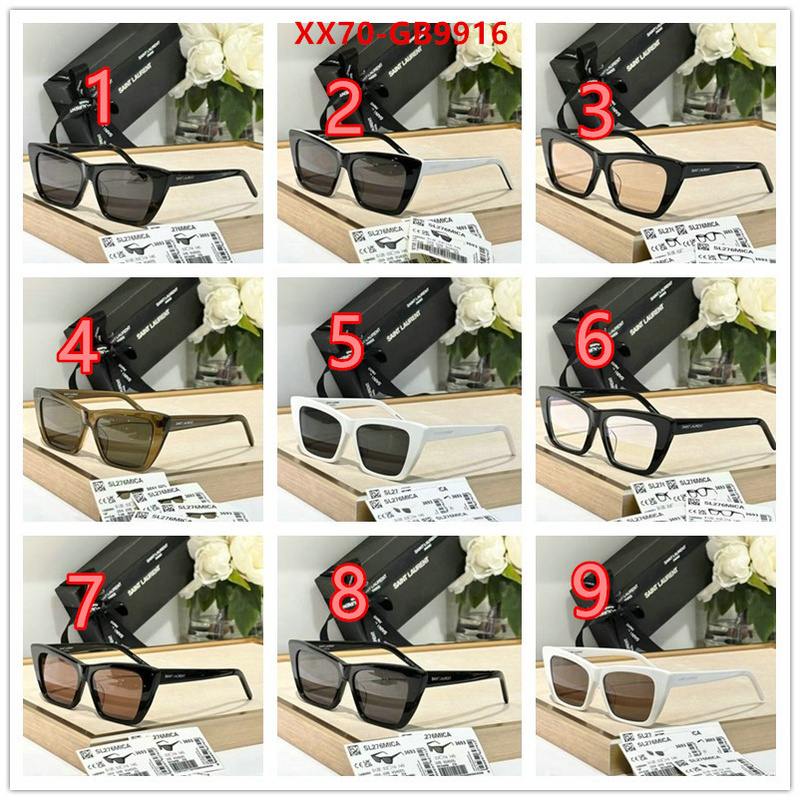 Glasses-YSL sellers online ID: GB9916 $: 70USD