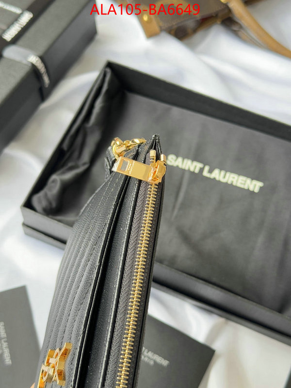 YSL Bags(TOP)-Clutch- luxury cheap replica ID: BA6649 $: 105USD,