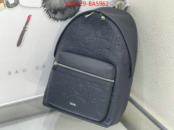 Dior Bags(4A)-Backpack- fake designer ID: BA5962