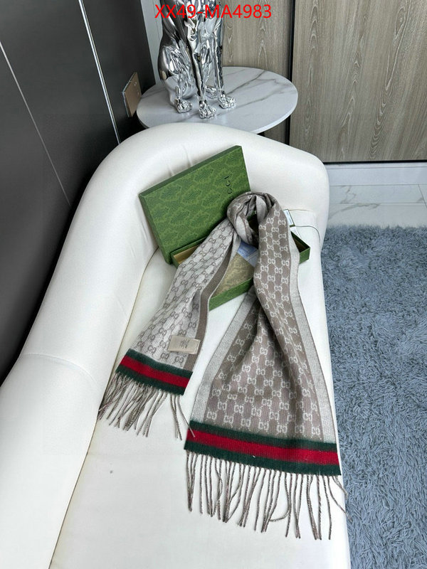 Scarf-Gucci luxury fashion replica designers ID: MA4983 $: 49USD