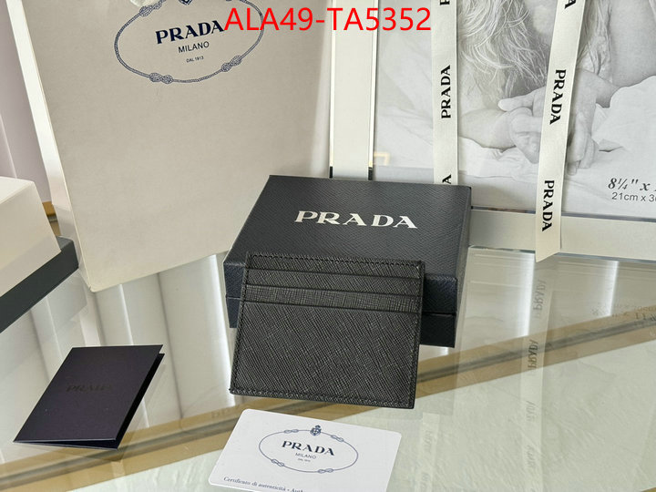 Prada Bags(TOP)-Wallet how to buy replcia ID: TA5352 $:49USD,