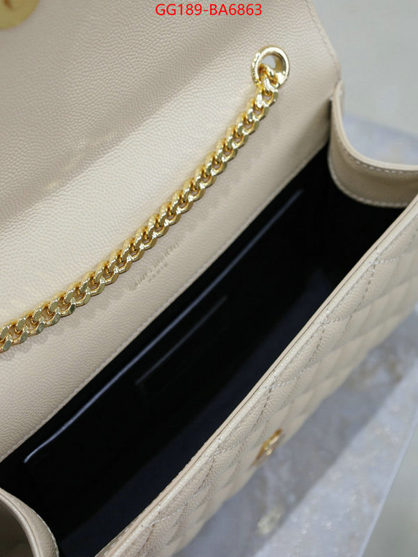 YSL Bags(TOP)-Envelope Series how to find replica shop ID: BA6863 $: 189USD,