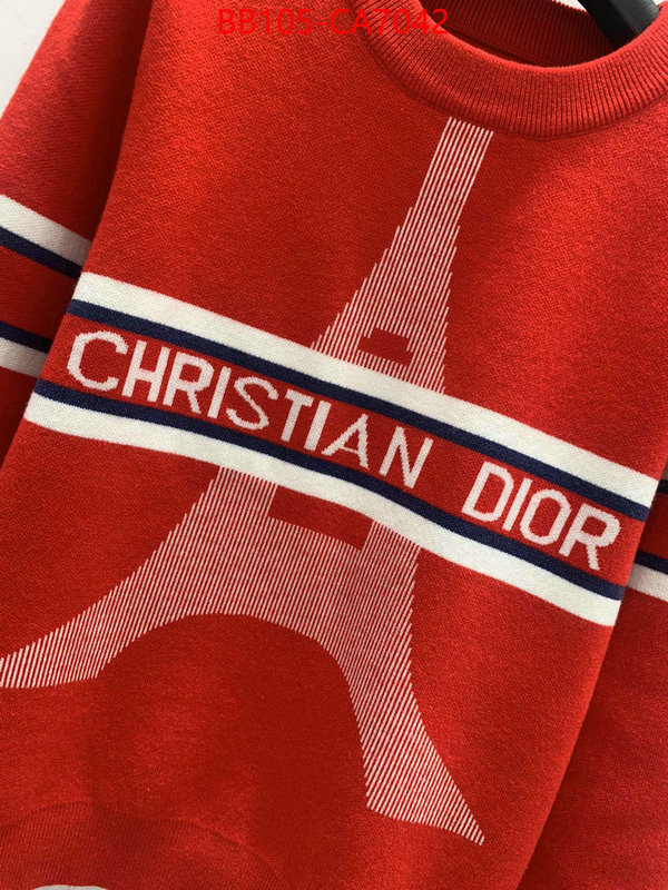 Clothing-Dior what is a counter quality ID: CA7042 $: 105USD