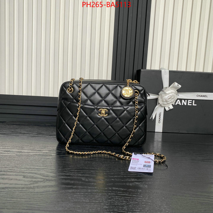 Chanel Bags(TOP)-Crossbody- unsurpassed quality ID: BA5113 $: 265USD,