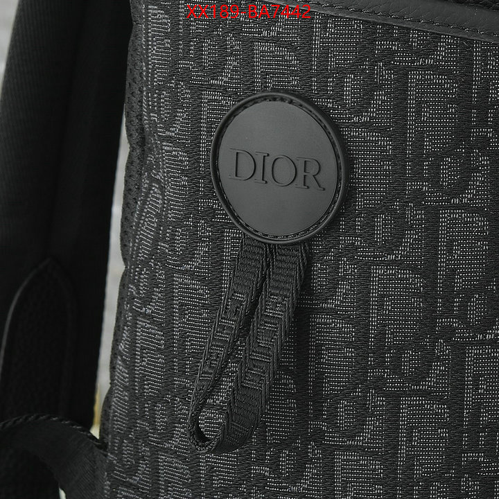 Dior Bags(TOP)-Backpack- copy aaaaa ID: BA7442 $: 189USD,