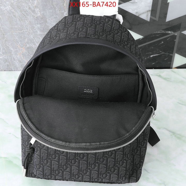 Dior Bags(TOP)-Backpack- buy 2024 replica ID: BA7420 $: 165USD,