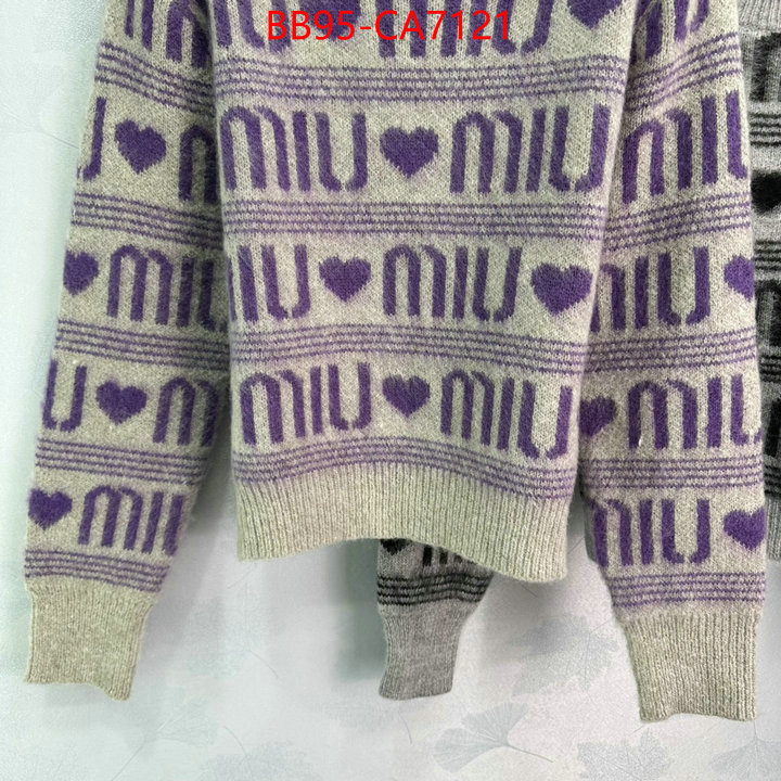 Clothing-MIU MIU at cheap price ID: CA7121 $: 95USD