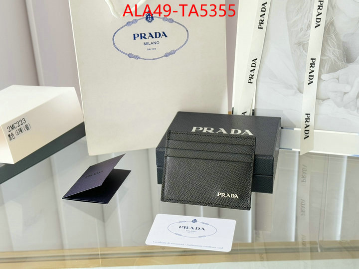 Prada Bags(TOP)-Wallet top brands like ID: TA5355 $: 49USD,