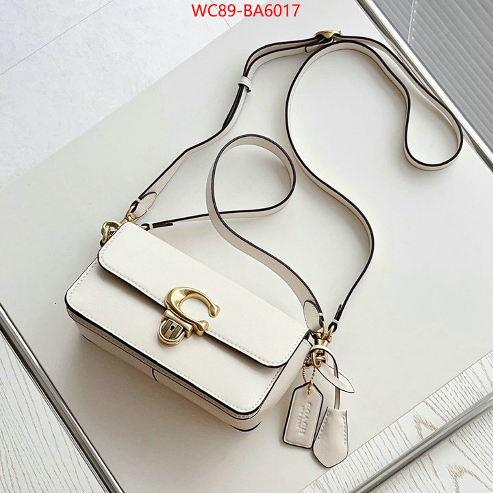 Coach Bags(4A)-Crossbody- best fake ID: BA6017 $: 89USD,