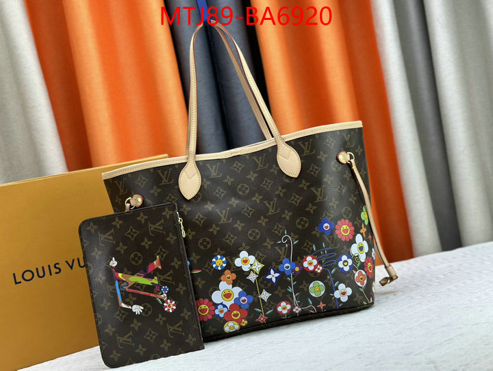 LV Bags(4A)-Neverfull- best quality fake ID: BA6920 $: 89USD,