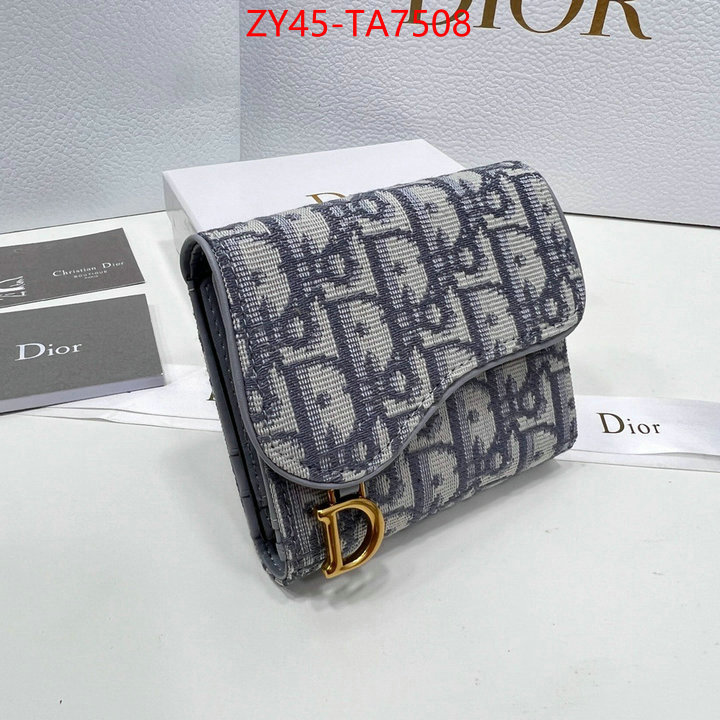 Dior Bags(4A)-Wallet- fashion ID: TA7508 $: 45USD,