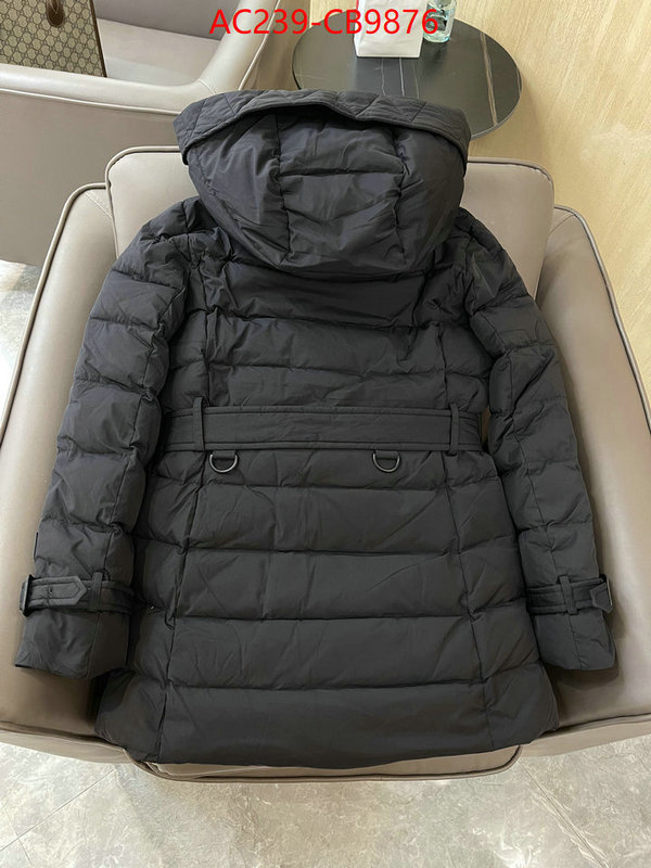 Down jacket Women-Burberry top quality fake ID: CB9876 $: 239USD