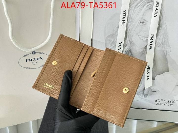 Prada Bags(TOP)-Wallet is it illegal to buy dupe ID: TA5361 $: 79USD,