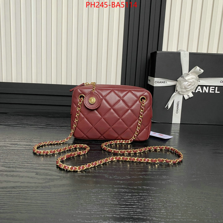 Chanel Bags(TOP)-Crossbody- where can i buy the best quality ID: BA5114 $: 245USD,