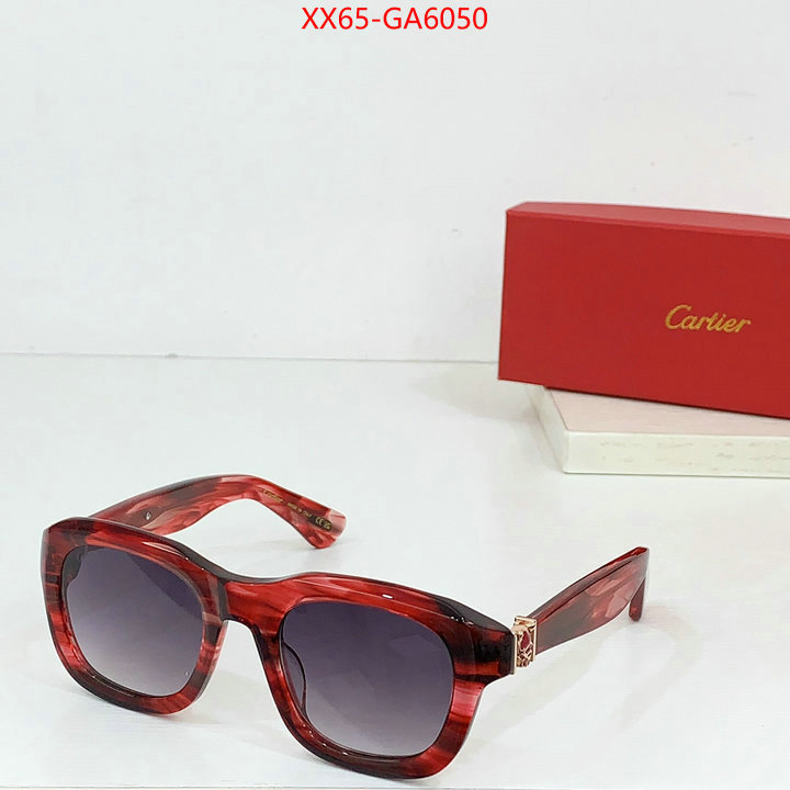 Glasses-Cartier the highest quality fake ID: GA6050 $: 65USD