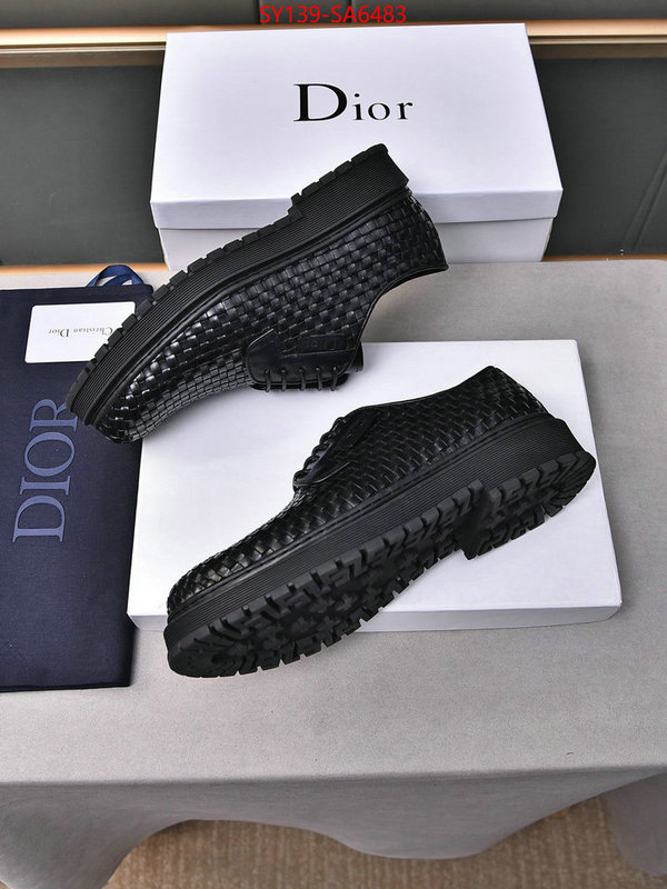 Men shoes-Dior 1:1 replica ID: SA6483 $: 139USD