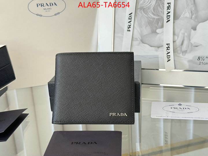 Prada Bags(TOP)-Wallet best luxury replica ID: TA6654 $: 65USD,