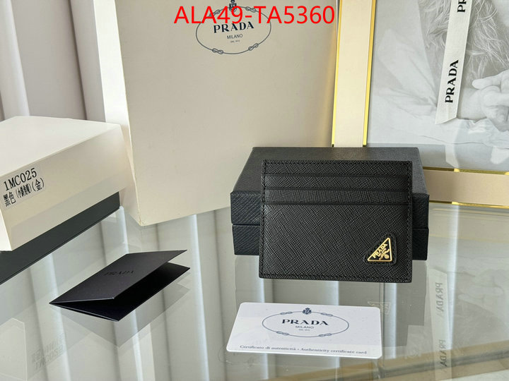 Prada Bags(TOP)-Wallet are you looking for ID: TA5360 $: 49USD,