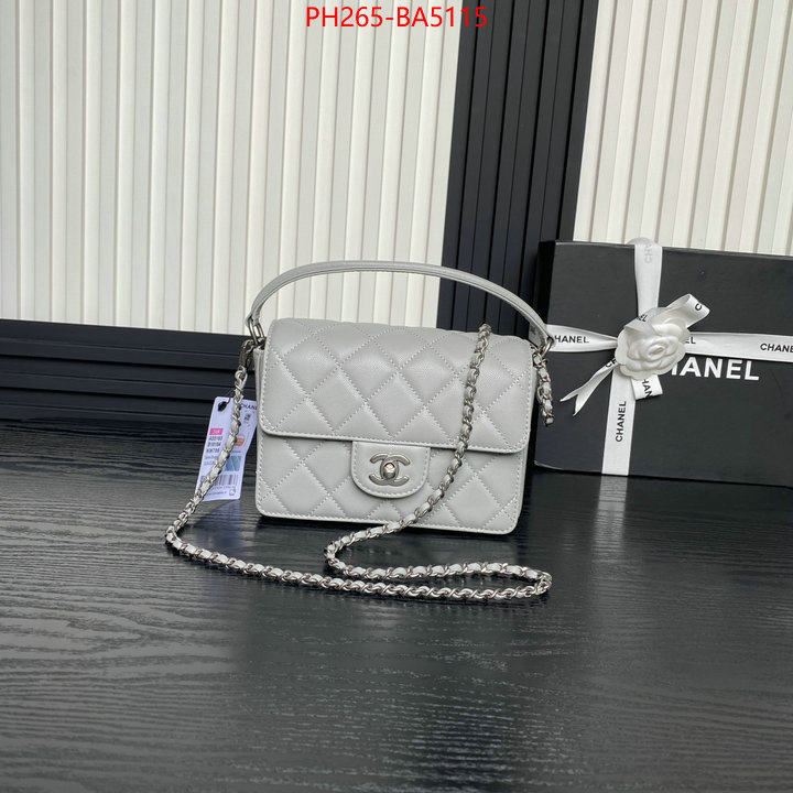 Chanel Bags(TOP)-Crossbody- replica aaaaa designer ID: BA5115 $: 265USD,