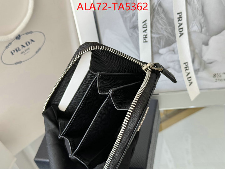 Prada Bags(TOP)-Wallet 2024 luxury replicas ID: TA5362 $: 72USD,