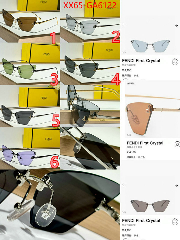 Glasses-Fendi what is a counter quality ID: GA6122 $: 65USD