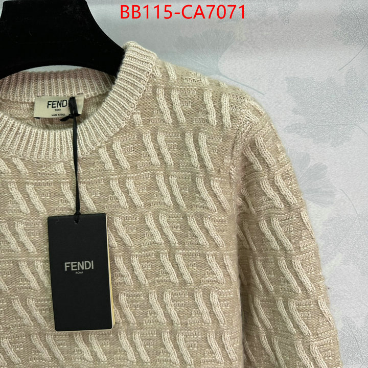 Clothing-Fendi only sell high-quality ID: CA7071 $: 115USD