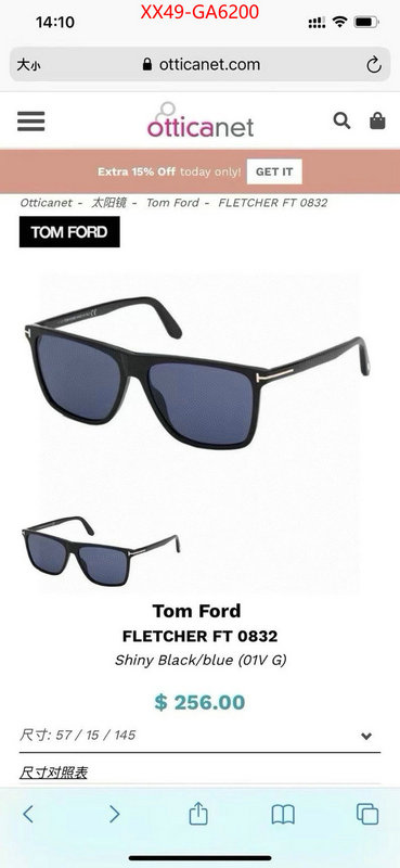 Glasses-Tom Ford sale ID: GA6200 $: 49USD