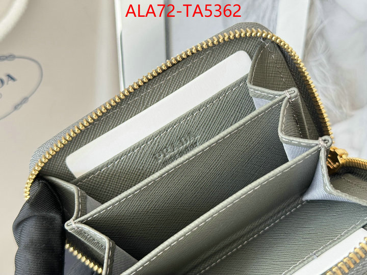 Prada Bags(TOP)-Wallet 2024 luxury replicas ID: TA5362 $: 72USD,