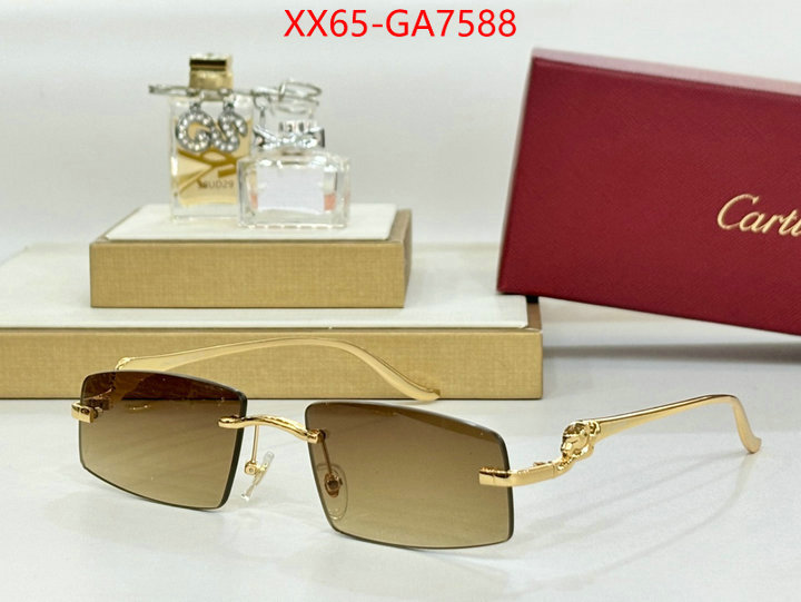 Glasses-Cartier what are the best replica ID: GA7588 $: 65USD