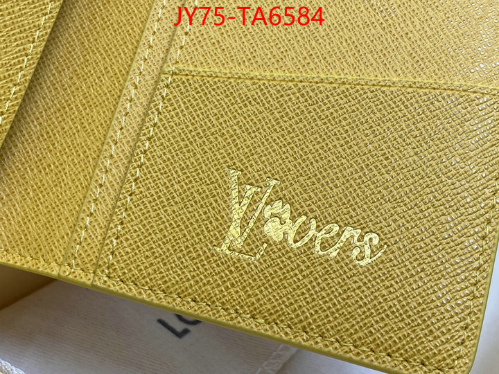 LV Bags(TOP)-Wallet perfect replica ID: TA6584 $: 75USD,