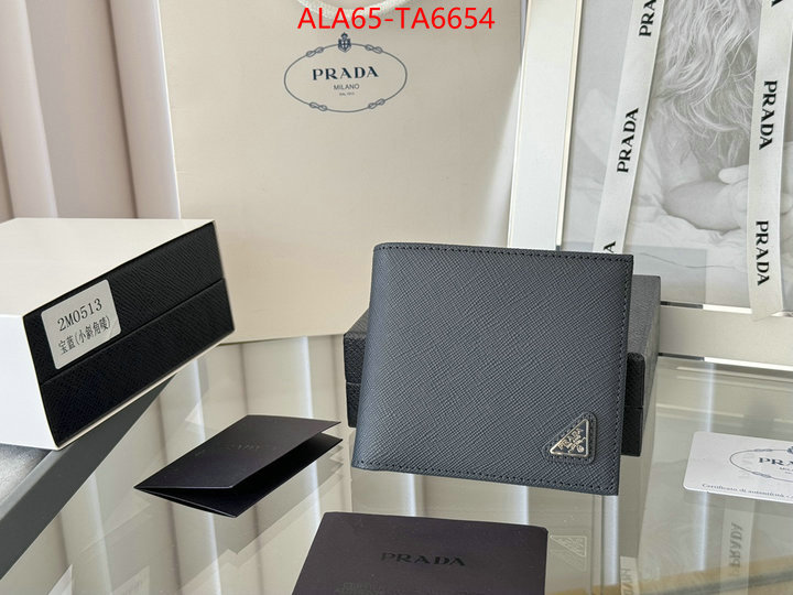 Prada Bags(TOP)-Wallet best luxury replica ID: TA6654 $: 65USD,