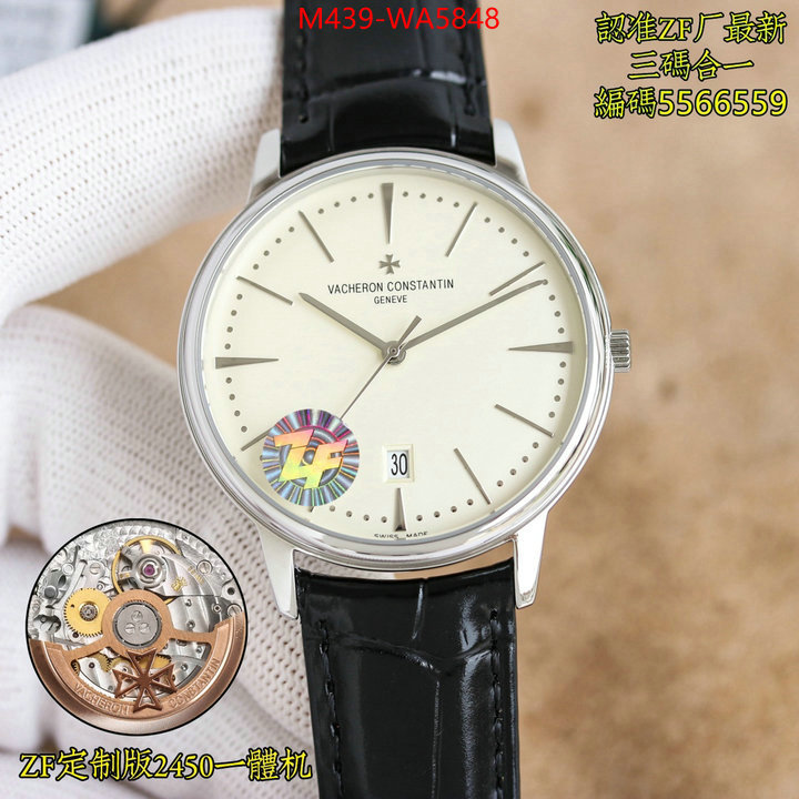 Watch(TOP)-Vacheron Constantin designer wholesale replica ID: WA5848 $: 439USD