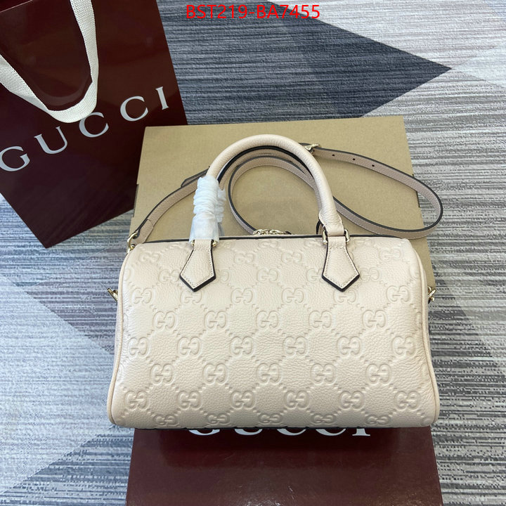 Gucci Bags(TOP)-Handbag- high quality replica ID: BA7455 $: 219USD,