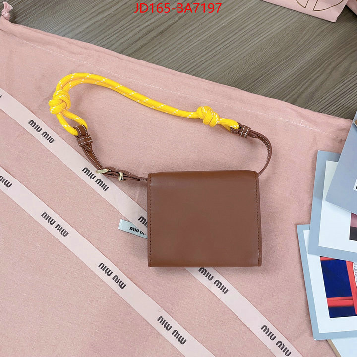 Miu Miu Bags(TOP)-Crossbody- where can i buy the best quality ID: BA7197 $: 165USD,