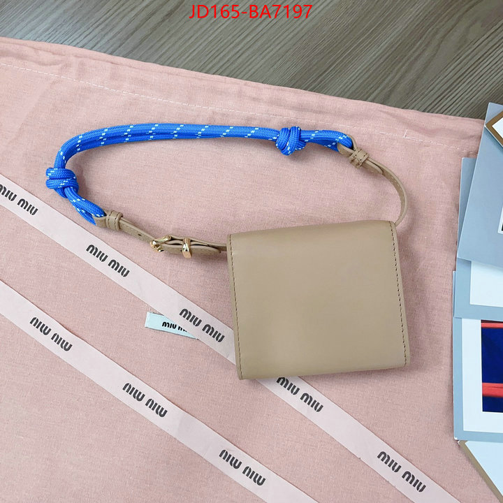 Miu Miu Bags(TOP)-Crossbody- where can i buy the best quality ID: BA7197 $: 165USD,