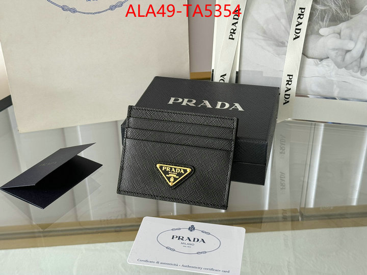 Prada Bags(TOP)-Wallet where to buy the best replica ID: TA5354 $: 49USD,