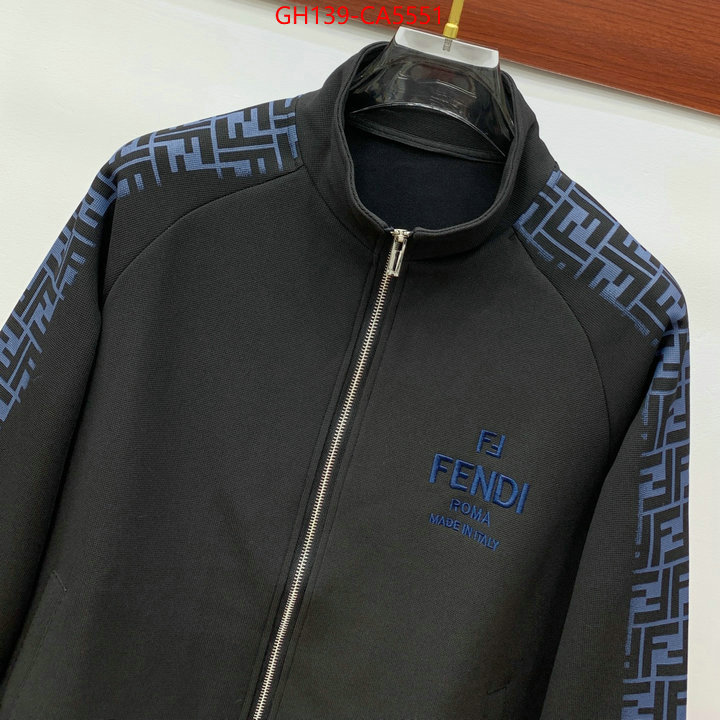 Clothing-Fendi highest quality replica ID: CA5551 $: 139USD