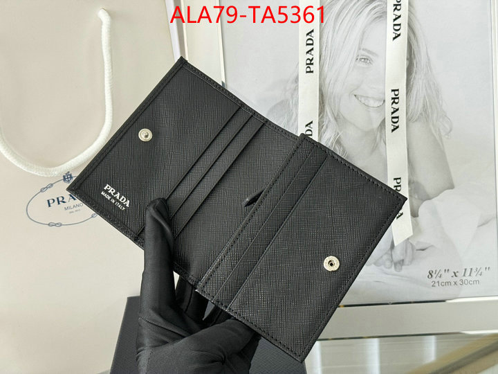 Prada Bags(TOP)-Wallet is it illegal to buy dupe ID: TA5361 $: 79USD,