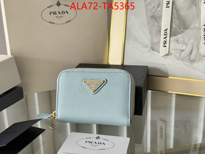 Prada Bags(TOP)-Wallet mirror copy luxury ID: TA5365 $: 72USD,