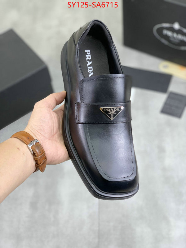 Men shoes-Prada aaaaa+ replica ID: SA6715 $: 125USD