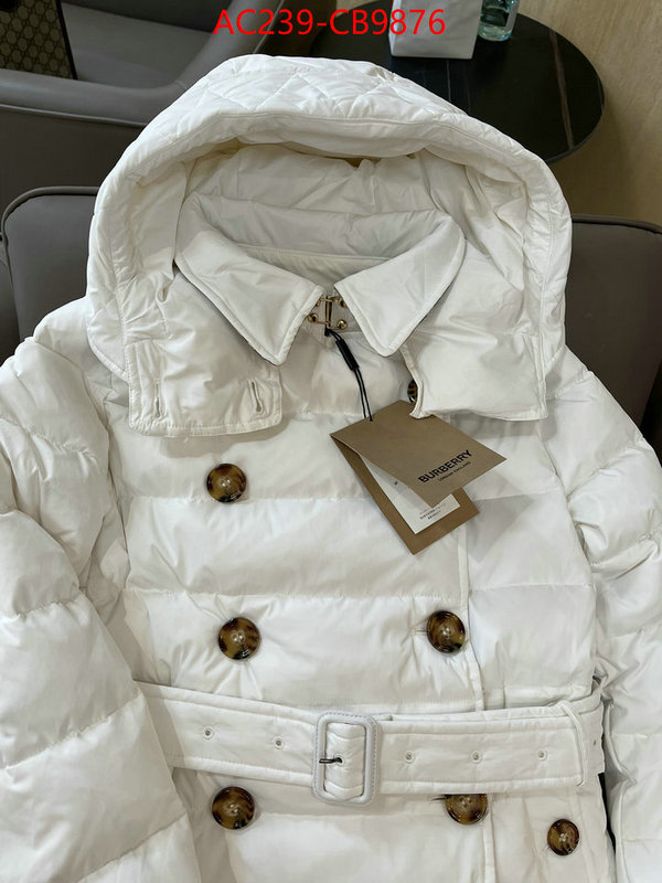 Down jacket Women-Burberry top quality fake ID: CB9876 $: 239USD