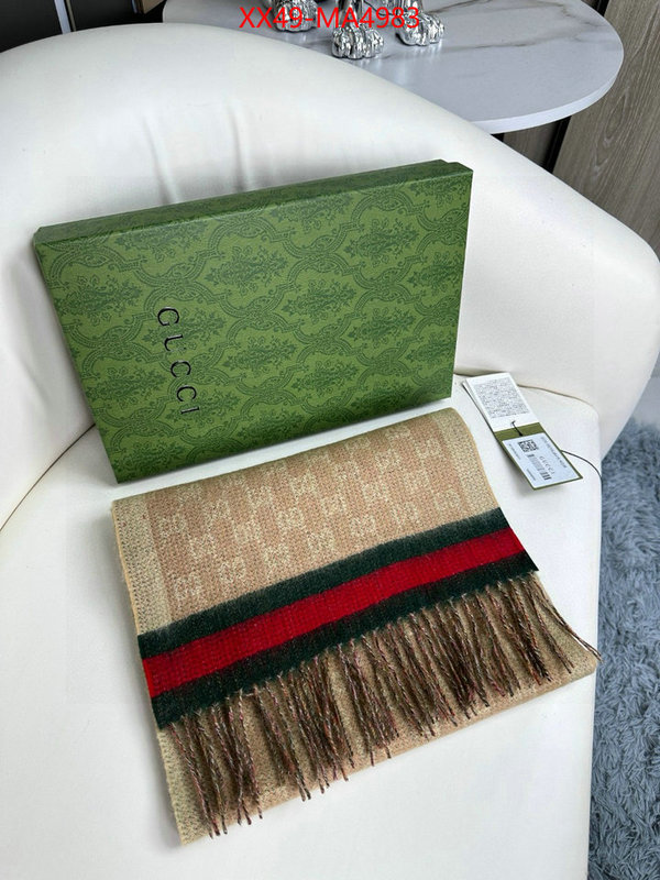 Scarf-Gucci luxury fashion replica designers ID: MA4983 $: 49USD